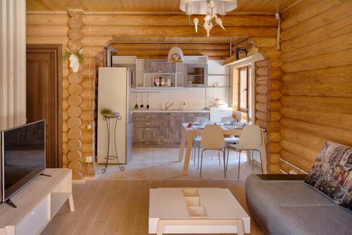 design degli interni di una cucina-studio