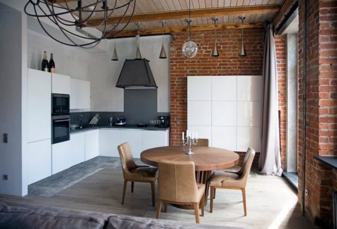progetto di uno studio di cucina bianca