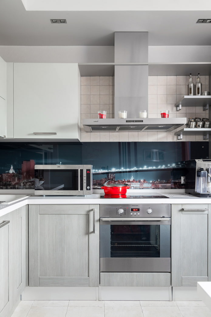 cucina grigio chiaro