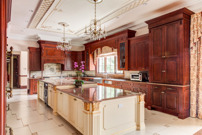 decorazione della cucina in stile inglese