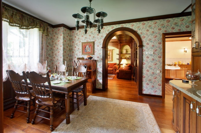 decorazione della cucina in stile inglese