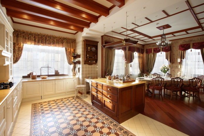 decorazione della cucina in stile inglese