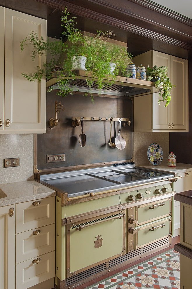 toni pastello in cucina