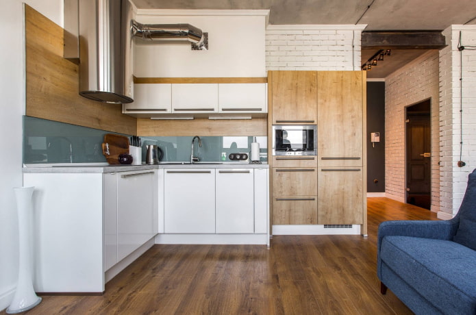 Cucina in stile loft