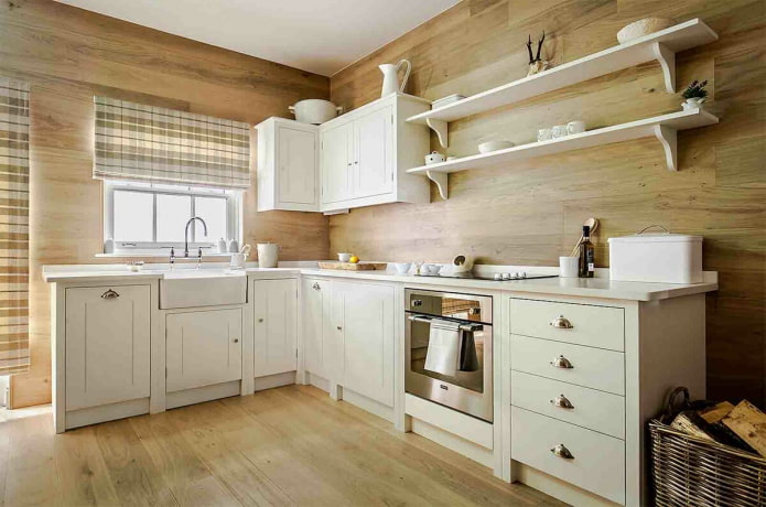 tende a rullo in cucina