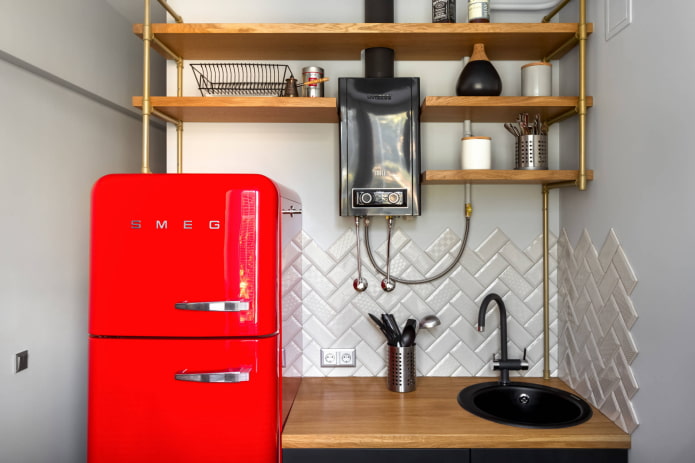 Una colonna in stile loft
