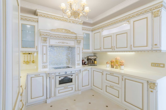 combinazione di colori di una cucina classica