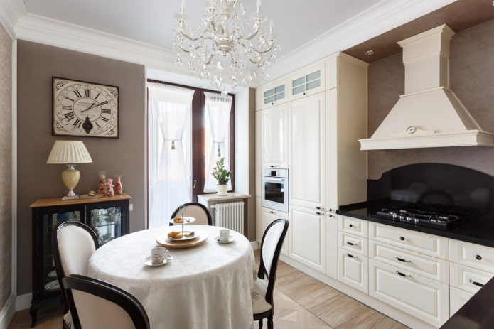 decorazione nell'interno di una cucina classica