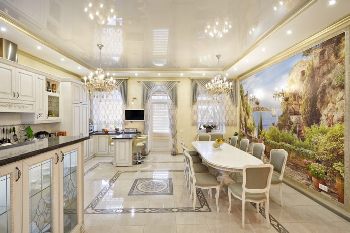 cucina classica all'interno della casa