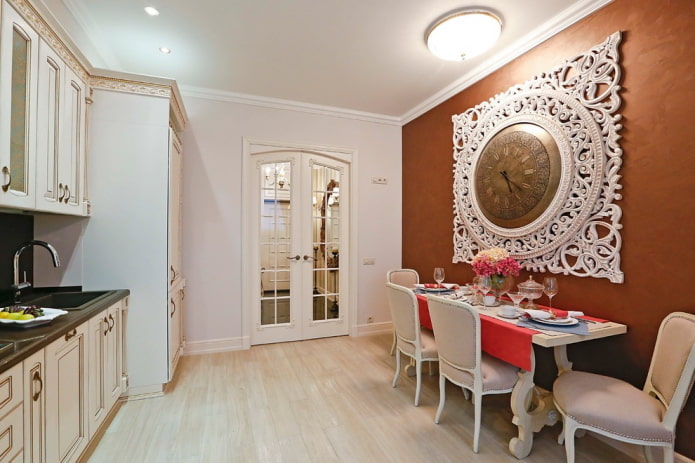 decorazione nell'interno di una cucina classica