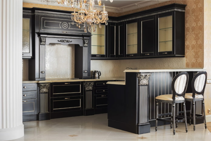 combinazione di colori di una cucina classica