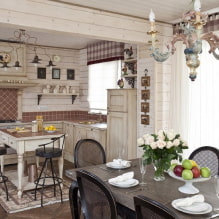 Cucina in stile country: caratteristiche, idee per la casa e l'appartamento-1