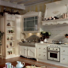 Cucina in stile country: caratteristiche, idee per la casa e l'appartamento-3
