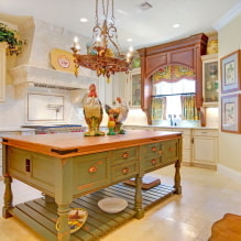 Cucina in stile country: caratteristiche, idee per la casa e l'appartamento-7
