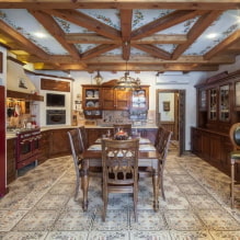 Cucina in stile country: caratteristiche, idee per la casa e l'appartamento-8