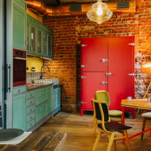Cucina in stile loft-5