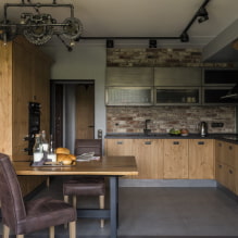 Cucina in stile loft-7