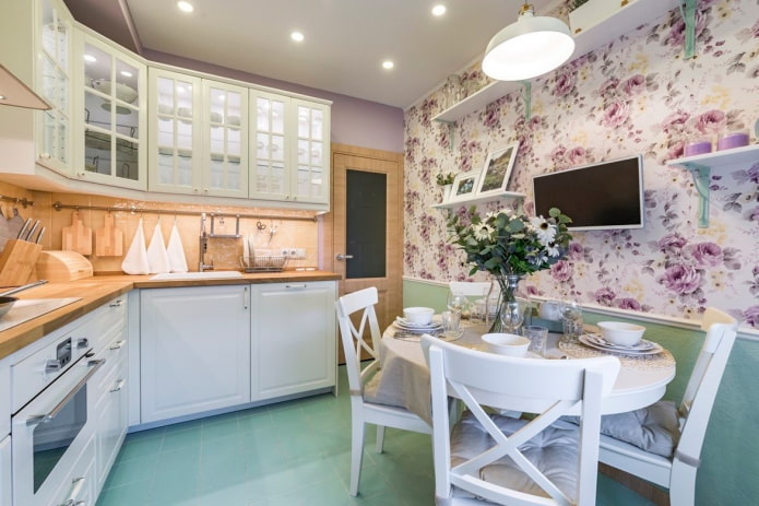 decorazione cucina in stile provenzale