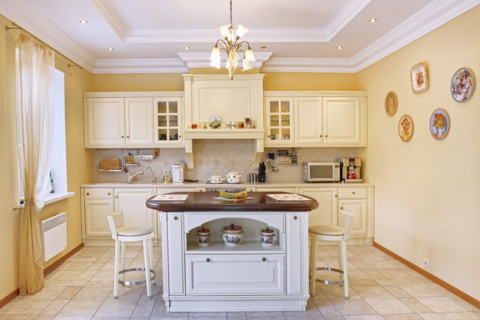 interno cucina in stile provenzale