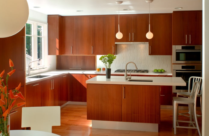 cucina in stile retrò americano