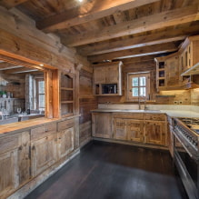 Cucina in stile chalet-0