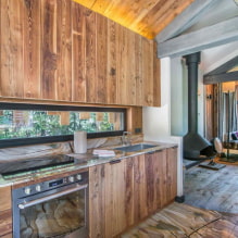 Cucina in stile chalet-4