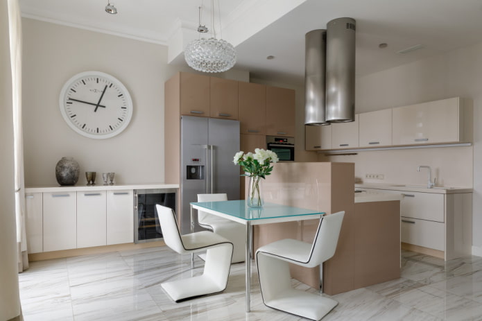 cucina chiara in stile moderno