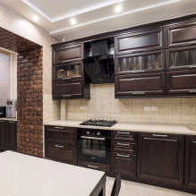 Progettazione cucina in wengé-1