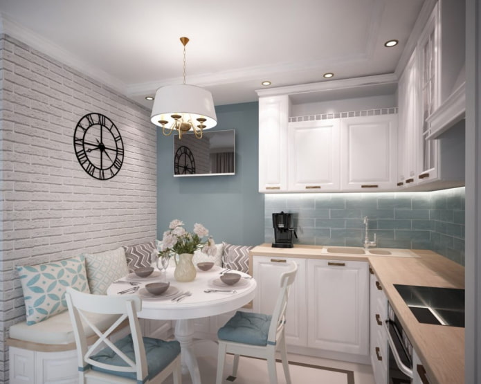 angolo cucina in stile provenzale