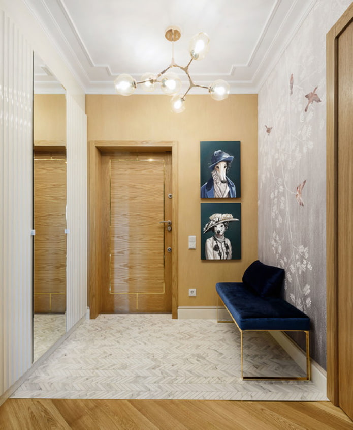 corridoio in stile minimalista
