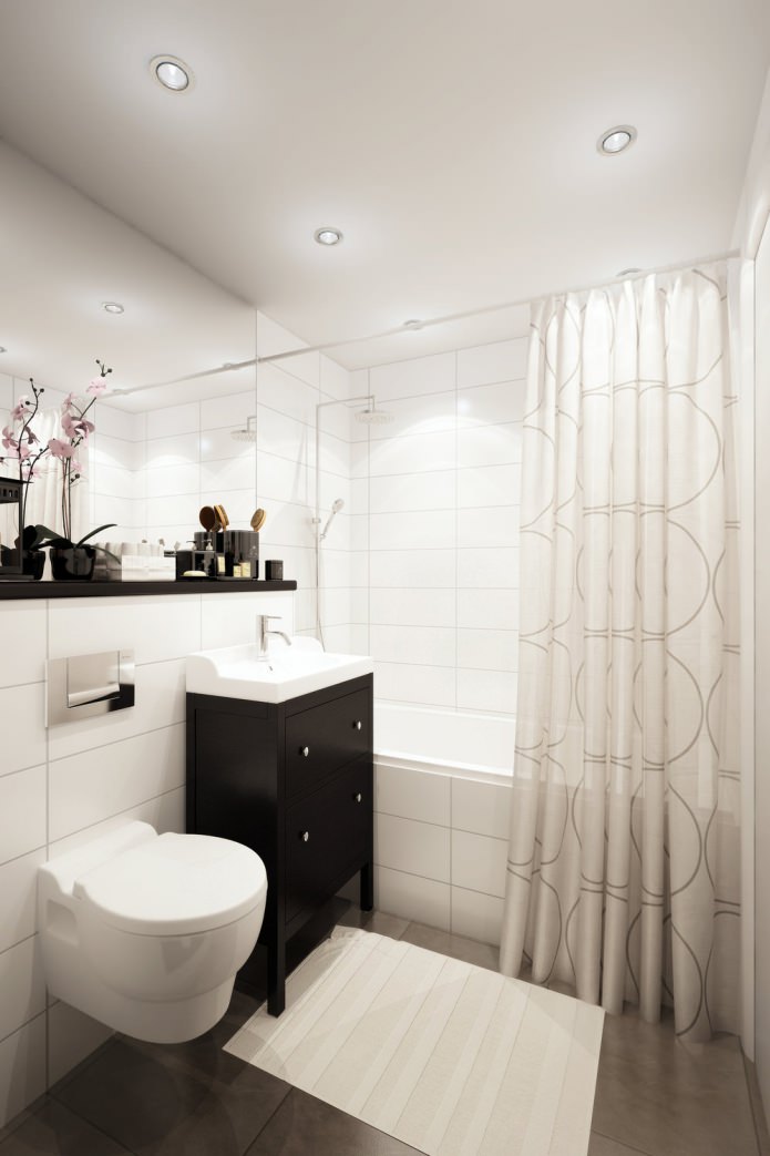 progettazione del bagno moderno