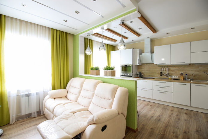 interno di un trilocale di 70 metri quadrati