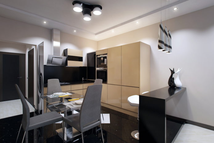 interno di un trilocale di 70 metri quadrati