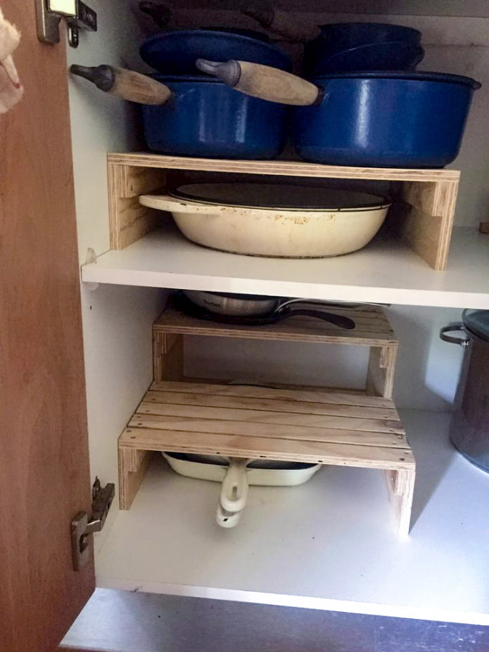 Scaffali in legno fai da te