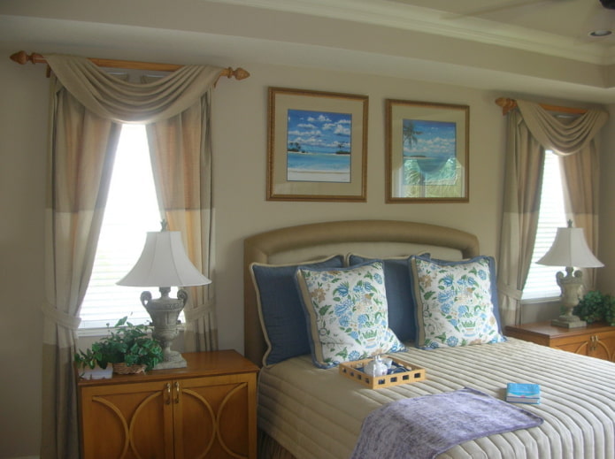plaid nell'interno della camera da letto