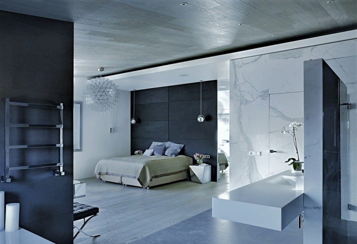 laminato grigio negli interni