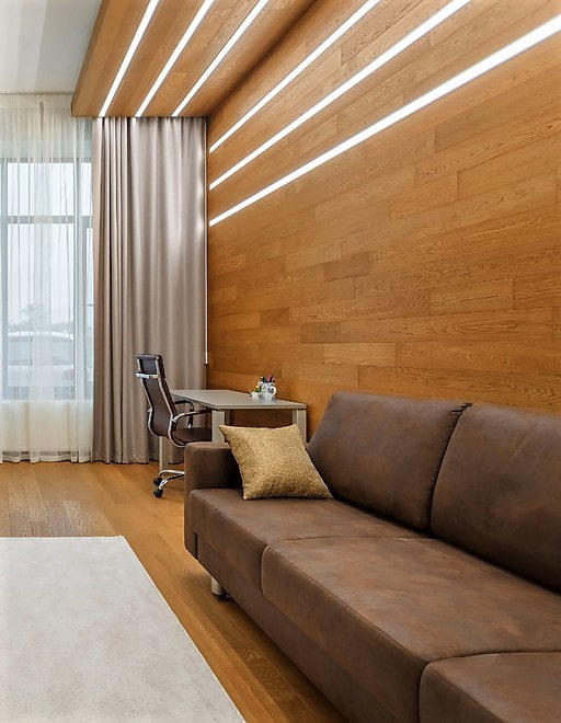 illuminazione lineare del laminato