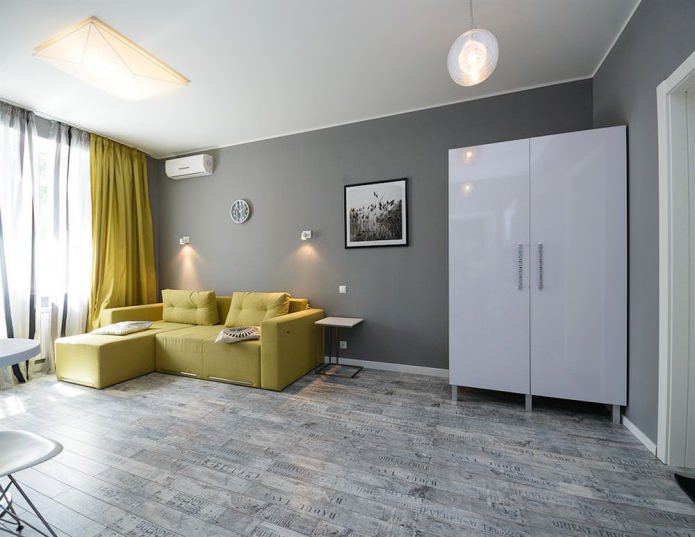 Laminato grigio negli interni