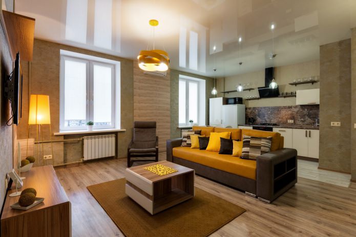 Laminato effetto rovere negli interni
