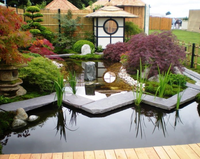 decorazione da giardino in stile giapponese