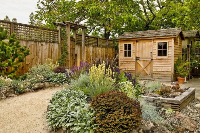 stile country nella progettazione del paesaggio