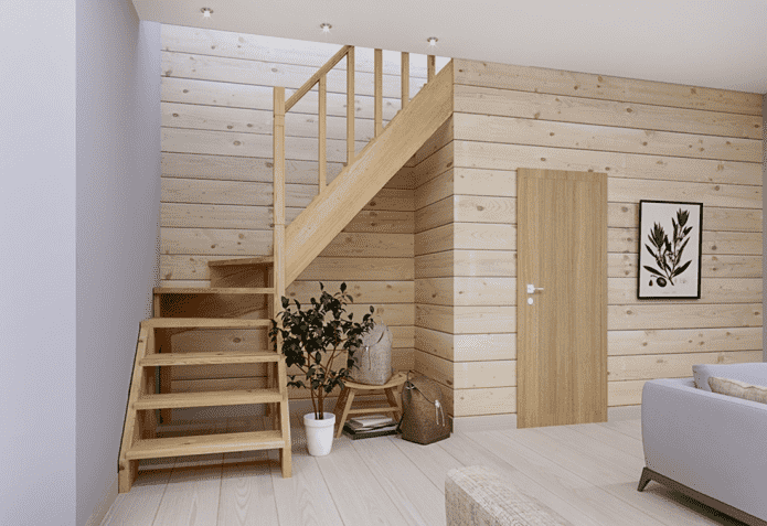 forme di rampe di scale all'interno della casa