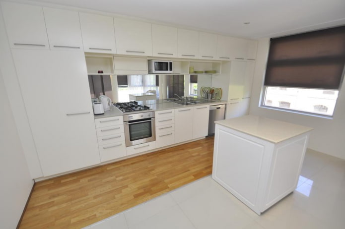 pavimento combinato per l'interno della cucina