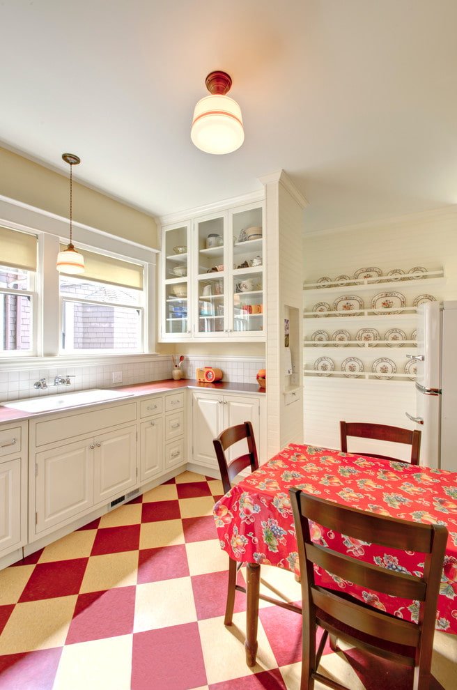 linoleum per l'interno della cucina