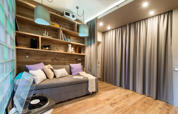 linoleum con laminato finto all'interno