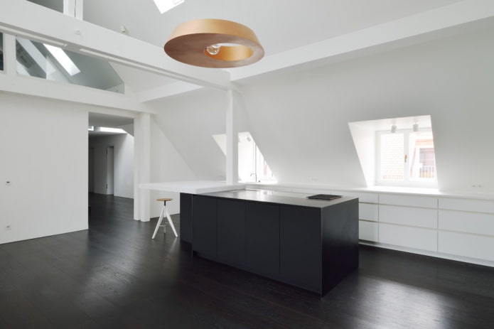 linoleum color wenge con imitazione del laminato all'interno