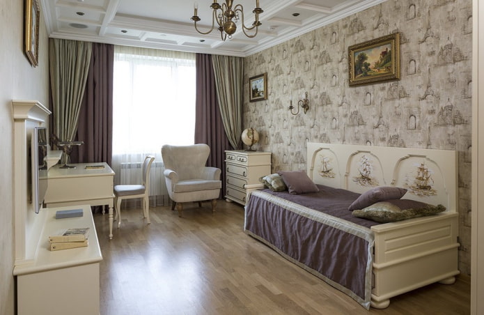 linoleum con laminato finto all'interno