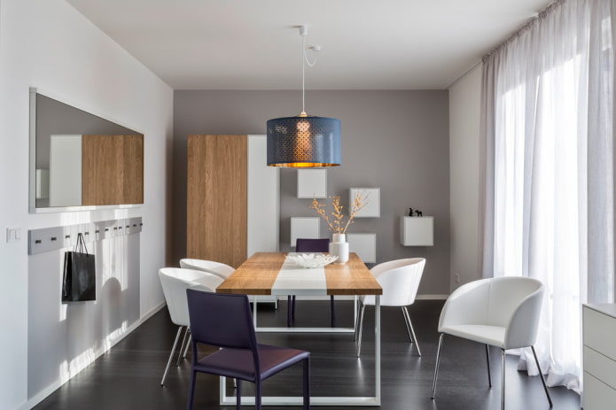 linoleum nero negli interni