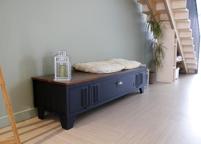 linoleum beige negli interni