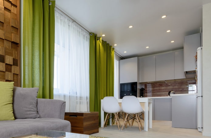 tende in lino in stile ecologico